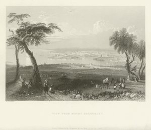 View from Mount Bulgurlhu, Turkey, 1839 by Robert Brandard